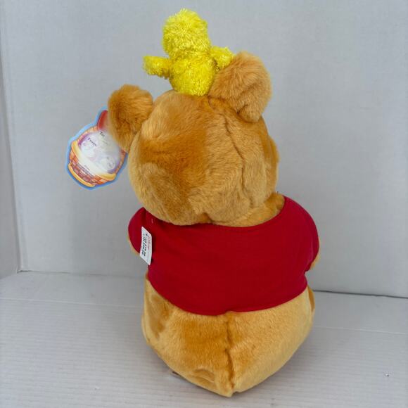 Disney Store Winnie Pooh Bear Plush Easter Egg Basket Piglet Chick 12 Inch - Picture 3 of 12